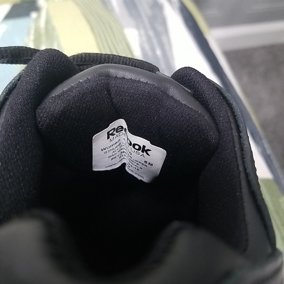 Reebok CP810 Women's Postal Certified Work Shoes Soft Toe In Black USA Size 6M - Picture 3 of 11